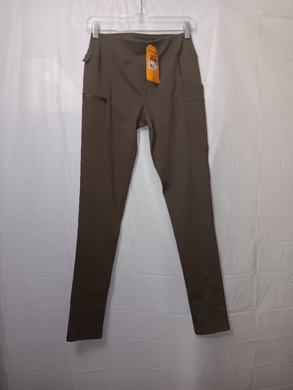 CARHARTT WOMEN'S XS(0-2) TALL FITTED LIGHTWEIGHT UTILITY LEGGING PANTS